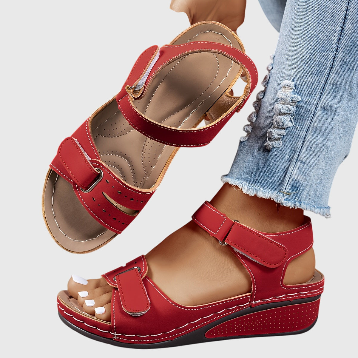 Talia | Crystal Orthopedic Sandals