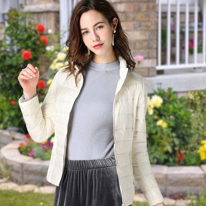 Talia | White Down Waterproof Jacket