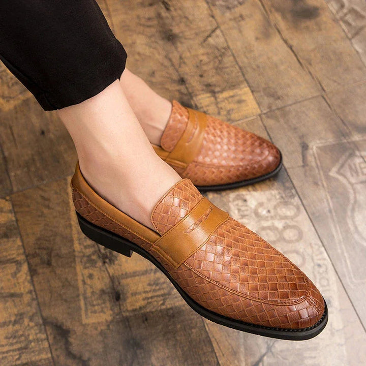 Talia | Verona Braided Leather Loafer