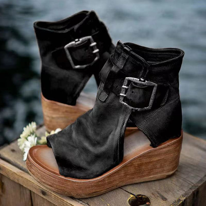 Talia | Stylish Orthopedic Boho Wedge Sandals