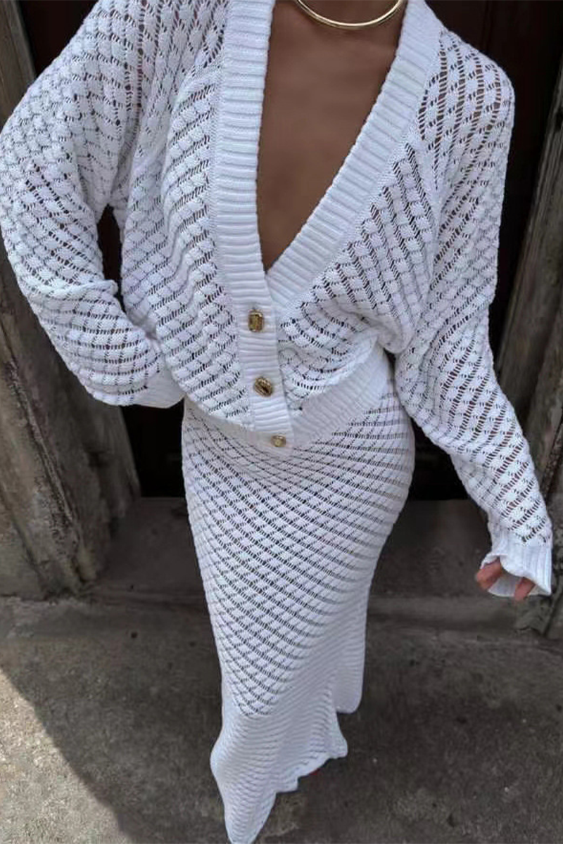 Talia | Daily Elegant Hollow-Out Two-Piece Set