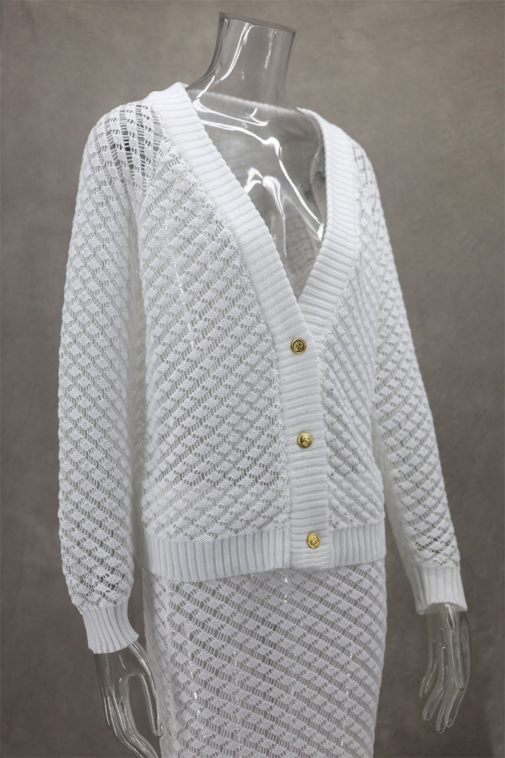 Talia | Daily Elegant Hollow-Out Two-Piece Set