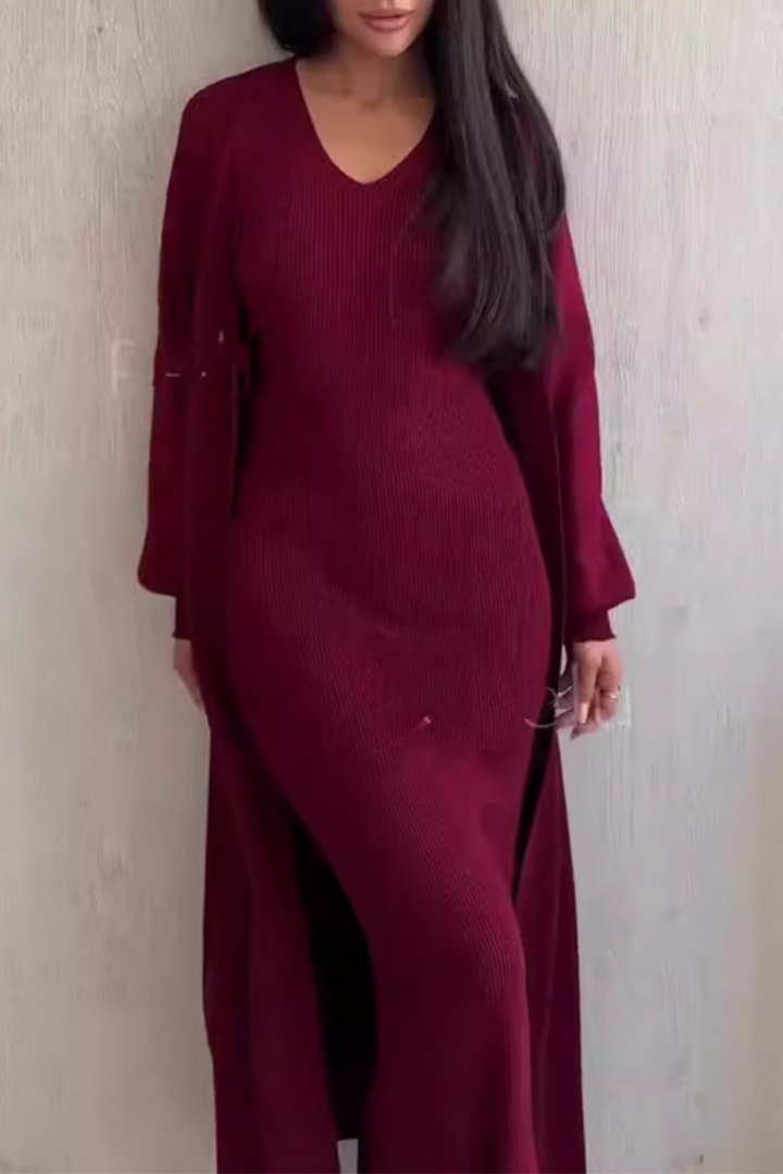 Talia | Casual O-Neck Long Sleeve Two-Piece Set