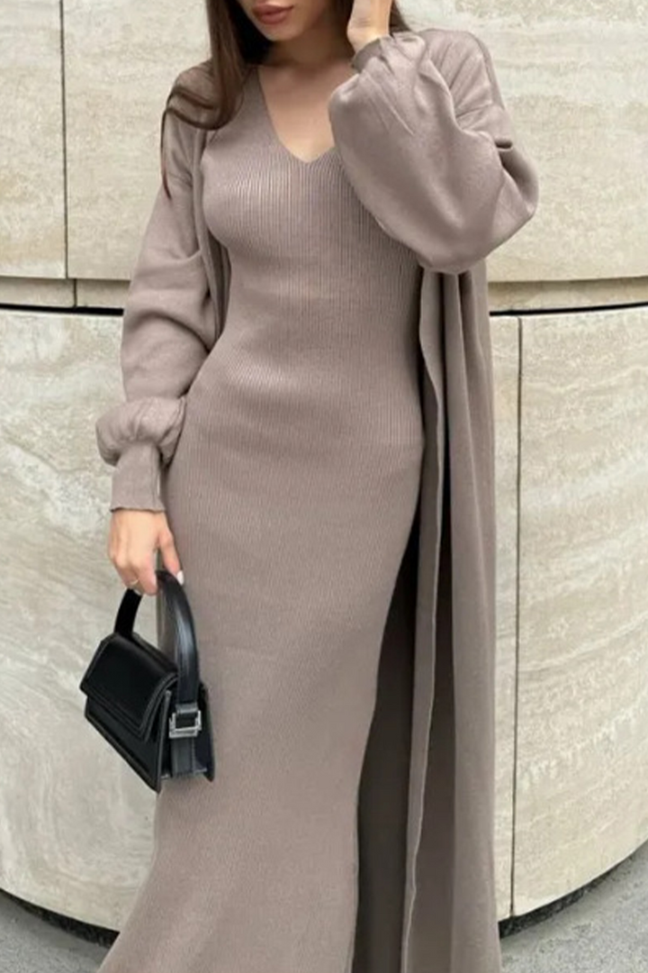 Talia | Casual O-Neck Long Sleeve Two-Piece Set