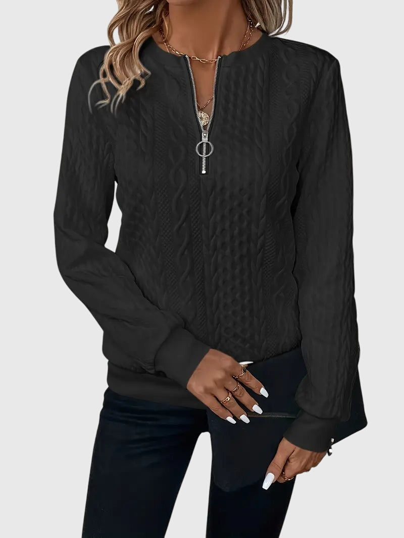 Talia | Sweater with Zipper