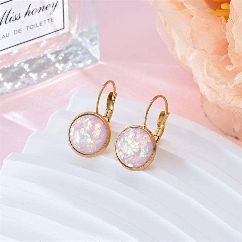 Talia | Retro Opalstein Gold Earrings