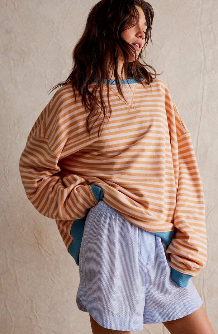 Talia | Striped Oversized Sweater