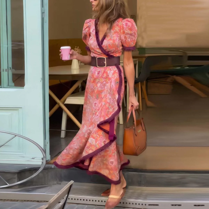 Talia | Romantic Pink Maxi Outfit