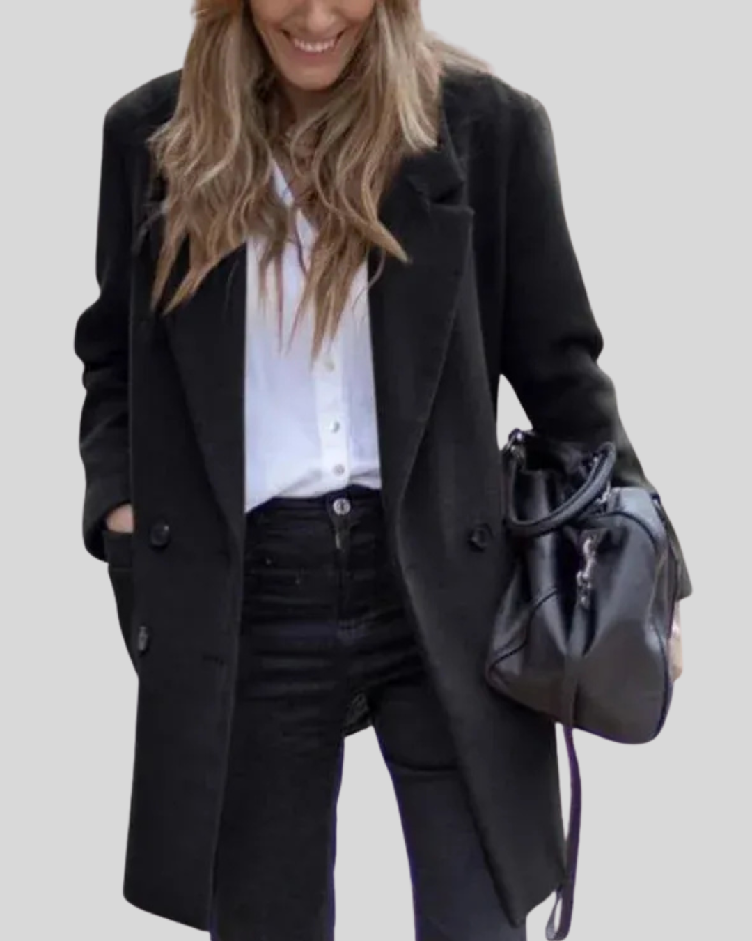 Talia | Mid-Length Autumn Tailored Coat