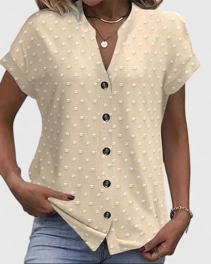 Talia | Comfortable V-Neck Shirt