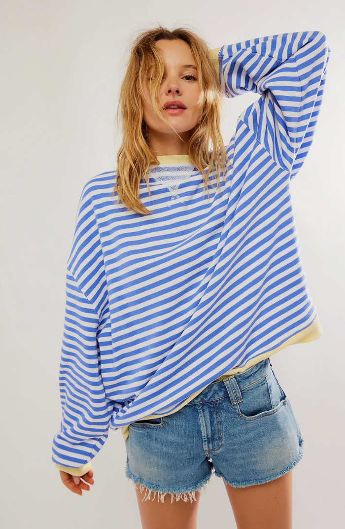 Talia | Striped Oversized Sweater