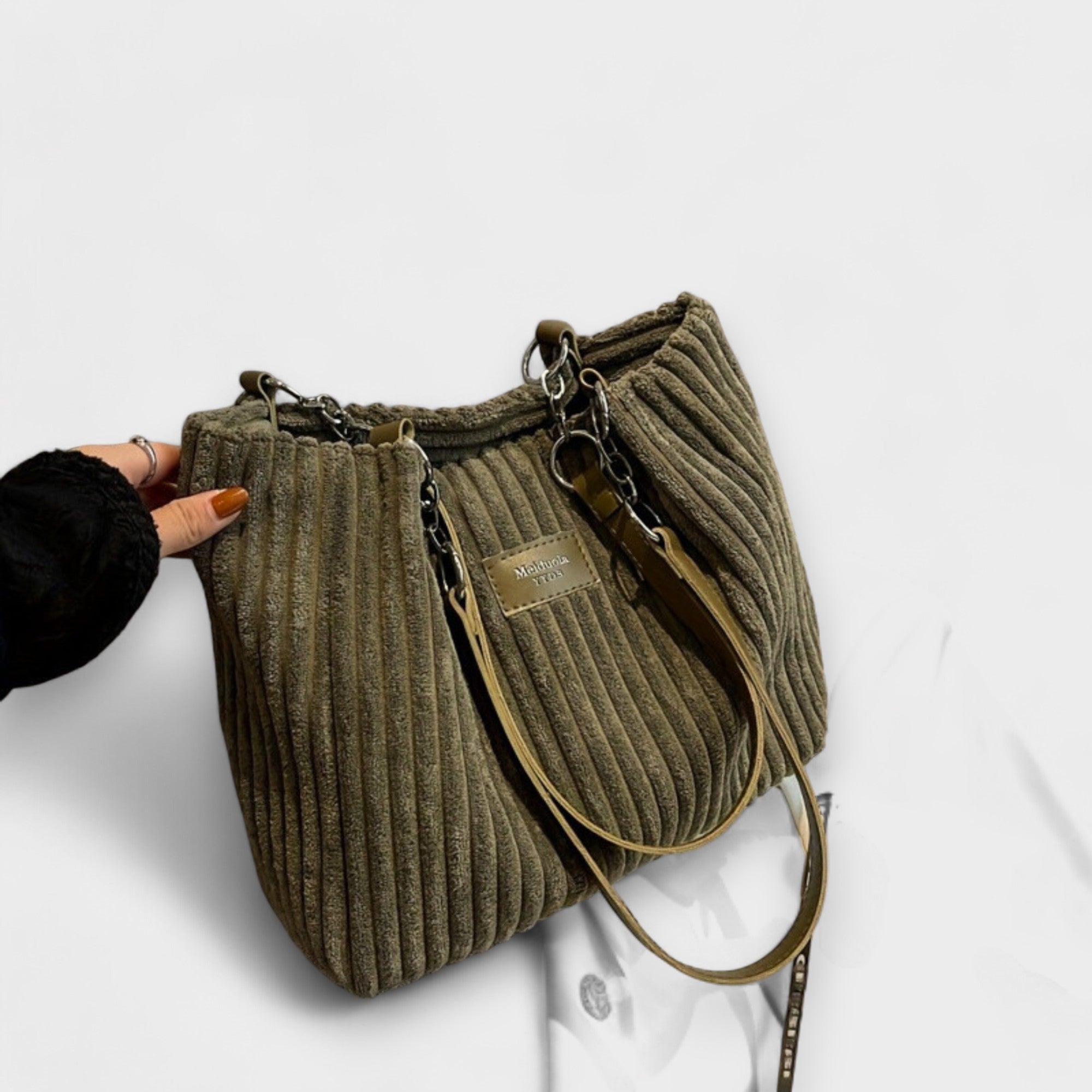 Talia | Soft Cord Shoulder Bag