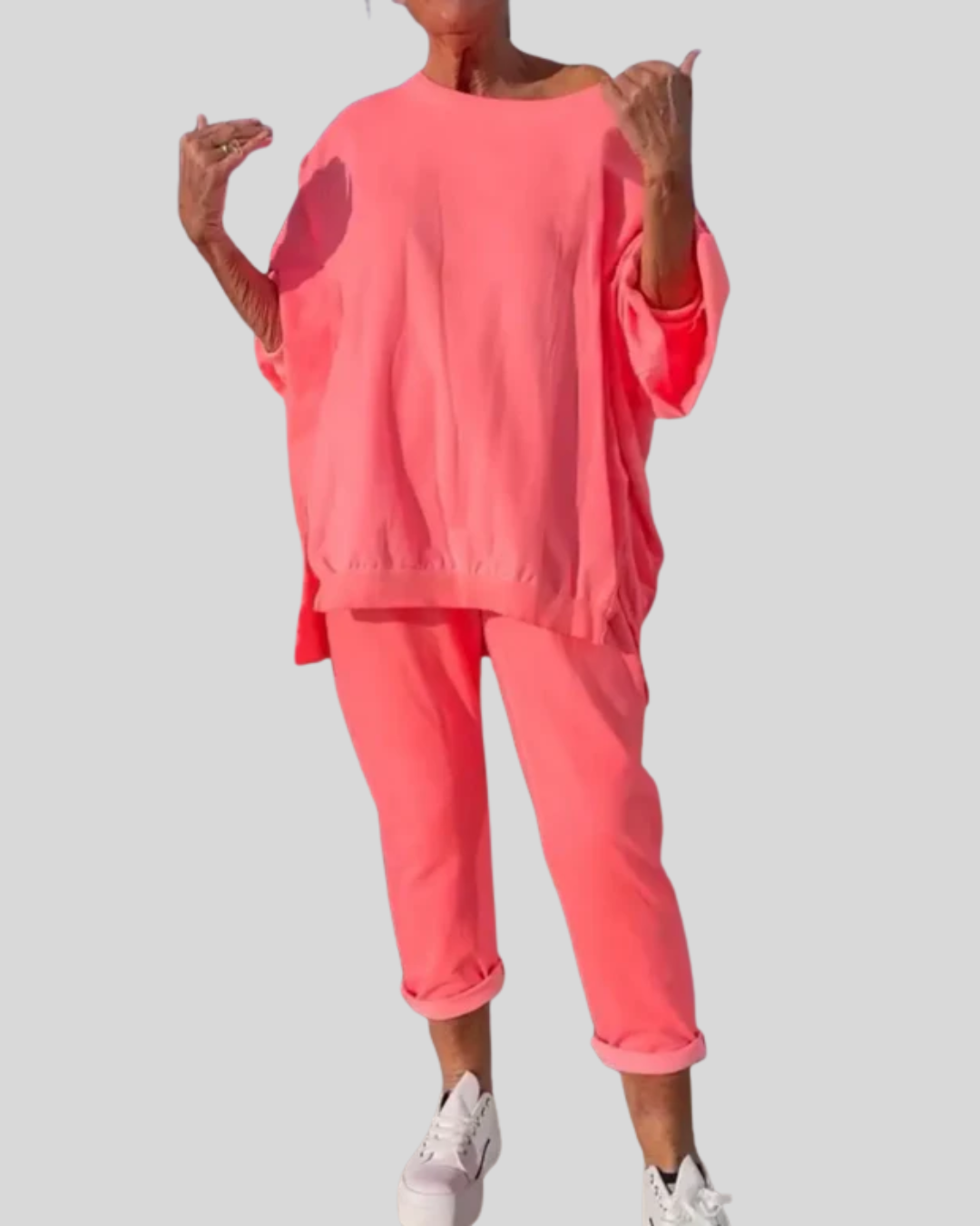 Talia | Relaxed Fit Top & Lightweight Jogger Set