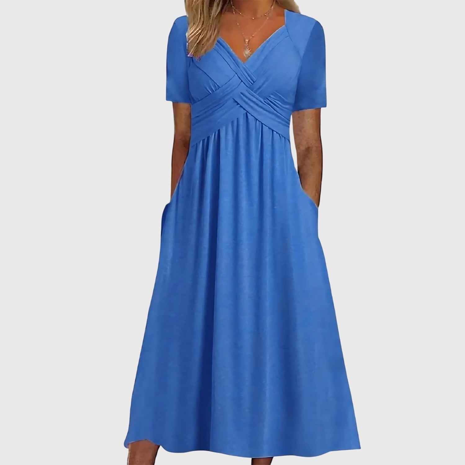 Talia | Midi Dress with Tummy Control