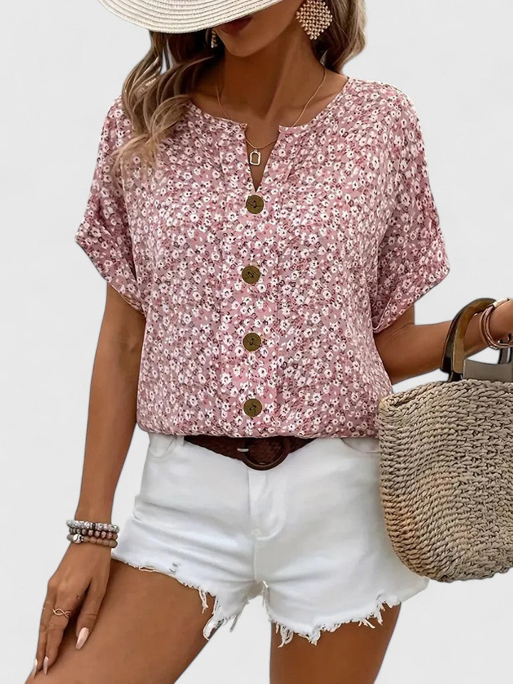 Talia | Elegant Floral Summer Top