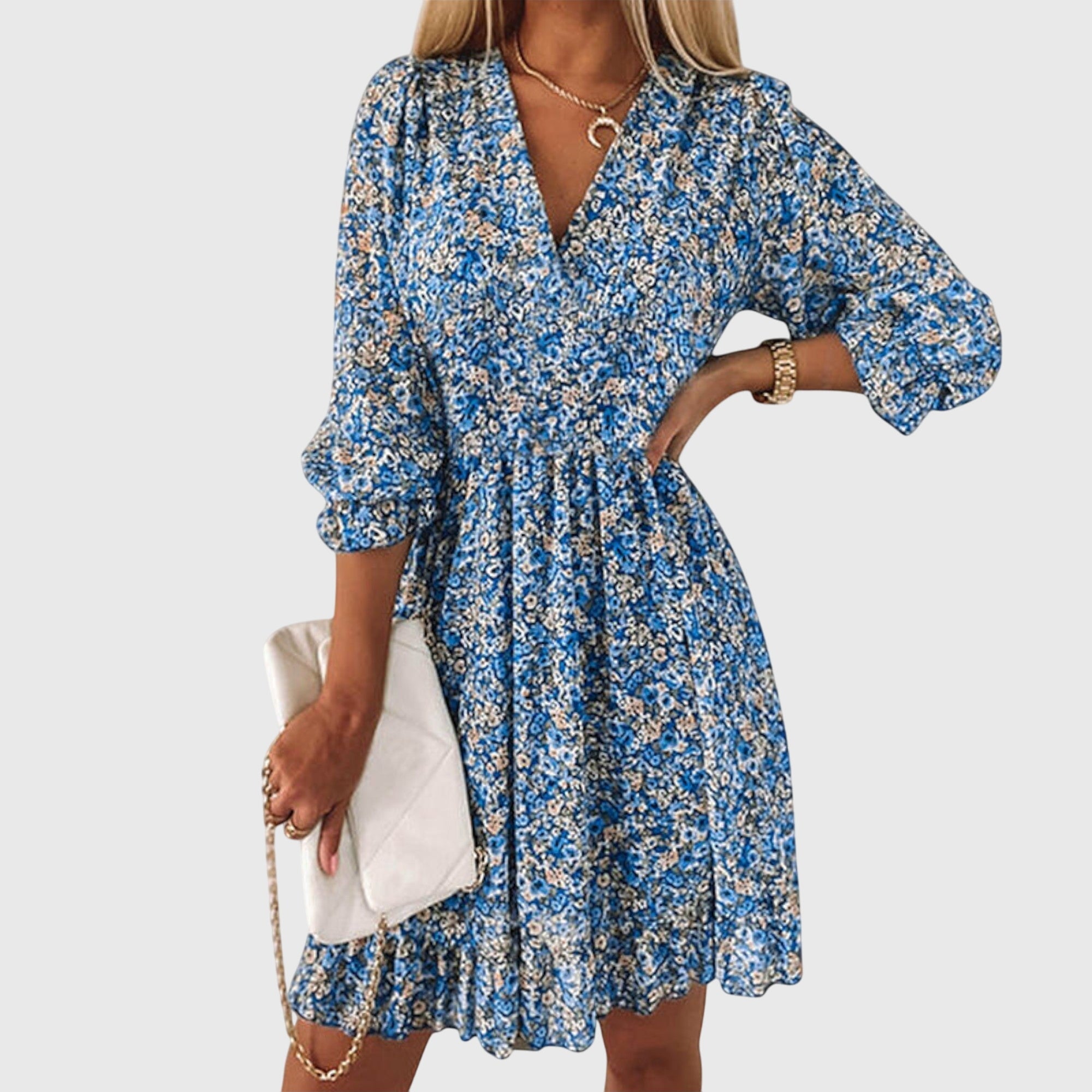 Talia | Floral Puff Sleeve Dress