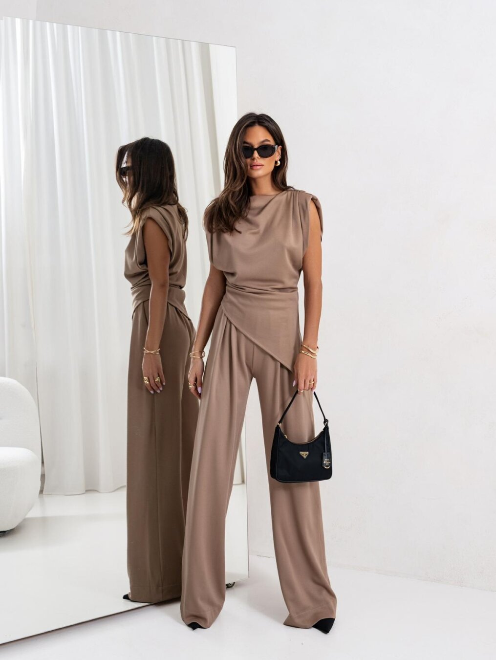 Talia | ZAYLEE ADDISON DRAPED MATCHING SET