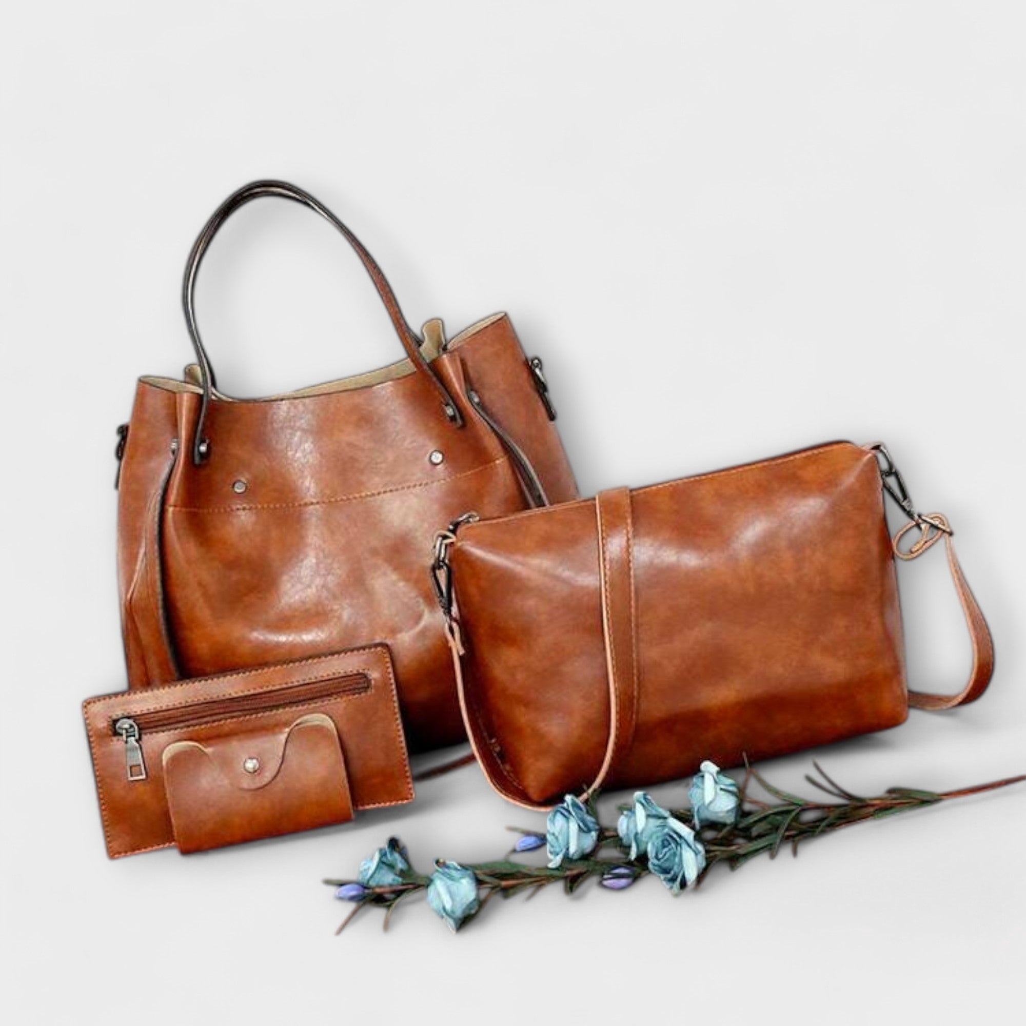 Talia | 4-Piece Vintage Bag Set