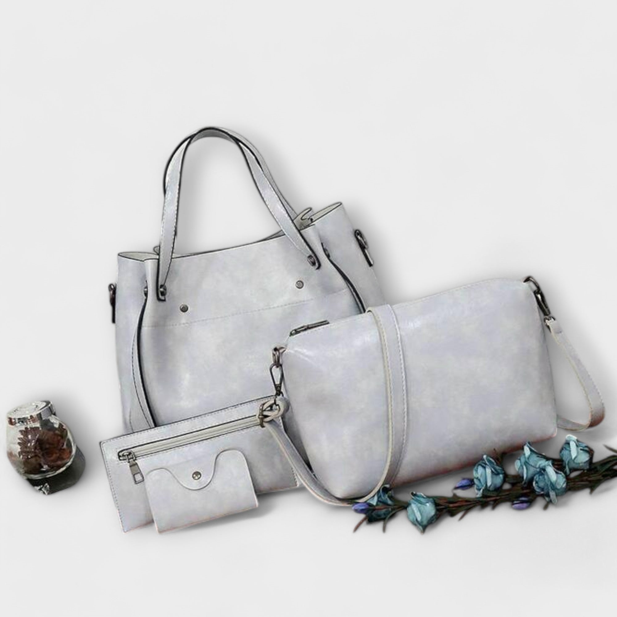 Talia | 4-Piece Vintage Bag Set