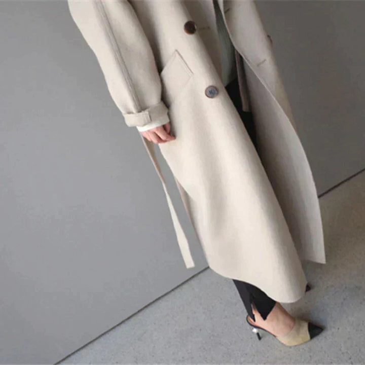 Talia | Longline Wool Coat