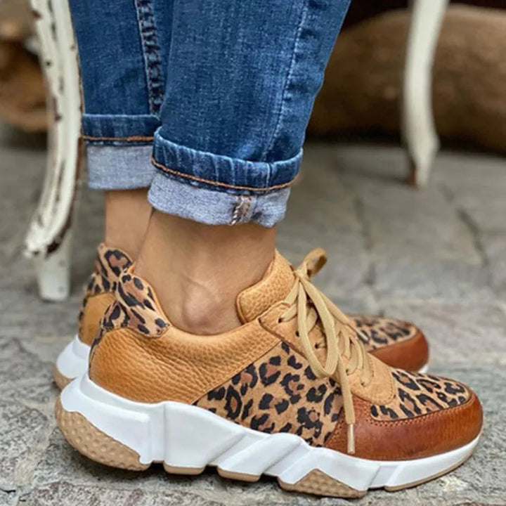 Talia | Comfortable Leopard Sneakers