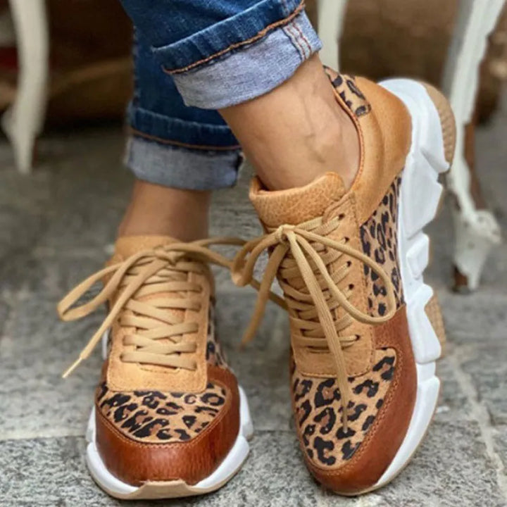 Talia | Comfortable Leopard Sneakers
