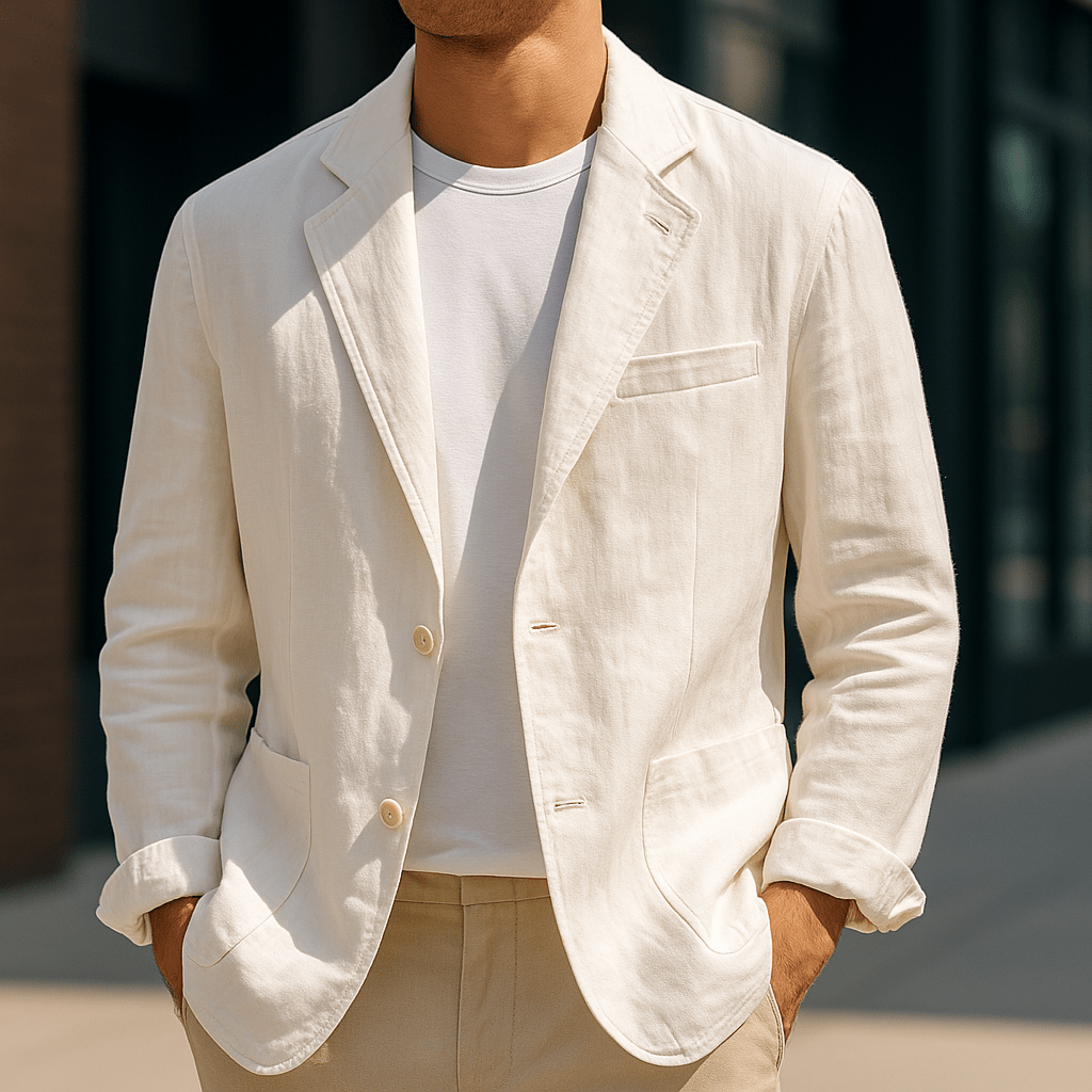 Talia | Orion Marlow Linen Blazer