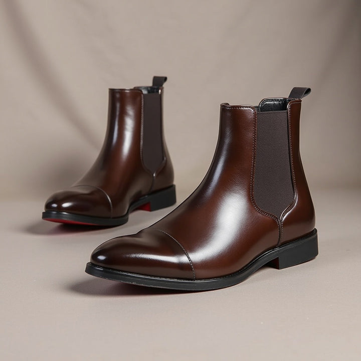 Talia | Giovanni Rossi Leather Chelsea Boots
