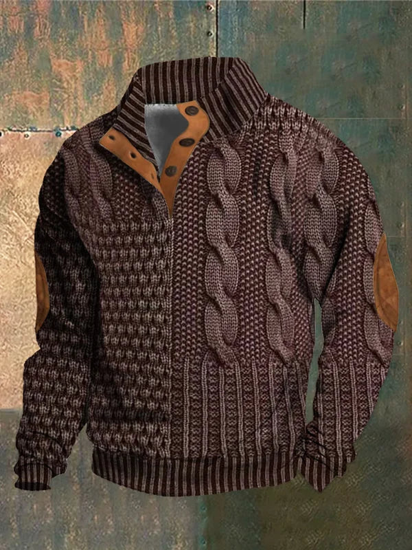 Talia | NOVA PATTERNED COZY KNIT SWEATER FOR MEN