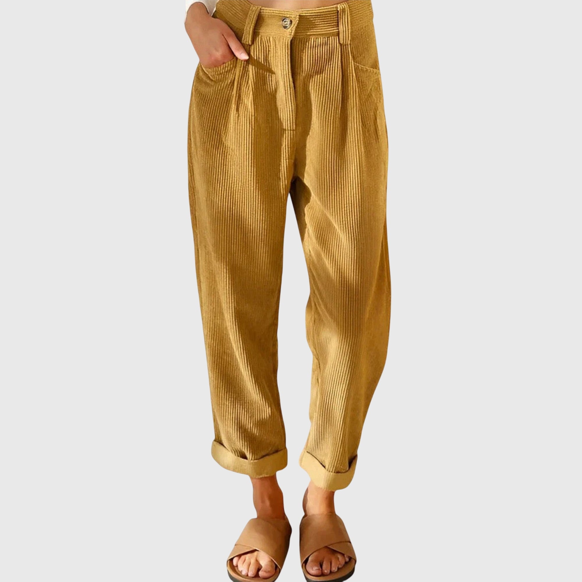 Talia | Modern Cord Pants
