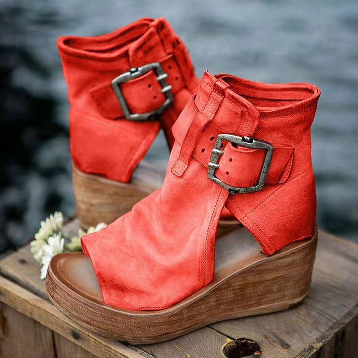 Talia | Stylish Orthopedic Boho Wedge Sandals