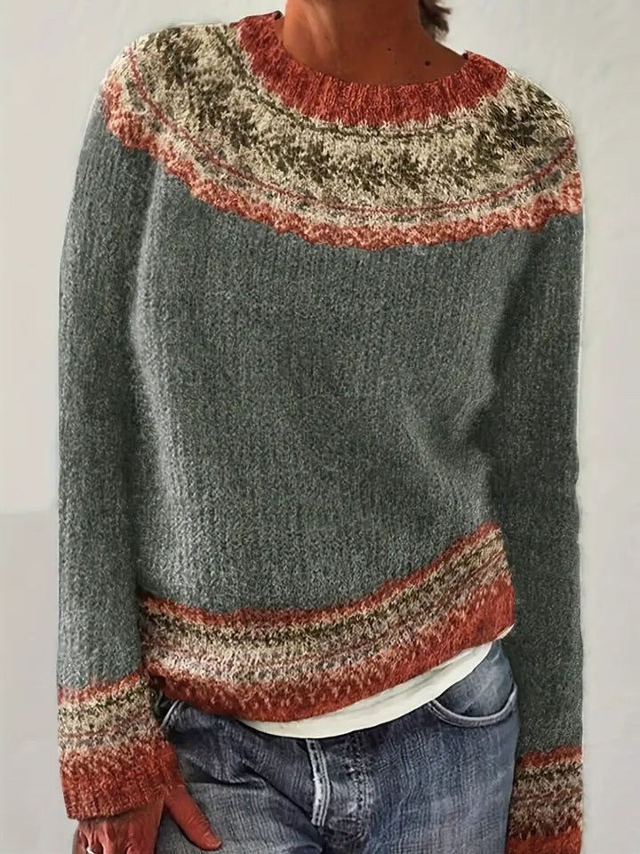 Talia | Icelandic Wool Sweater Featuring Lopapeysa Style