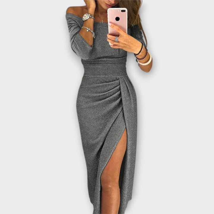 Talia | Elegant Off-Shoulder Dress