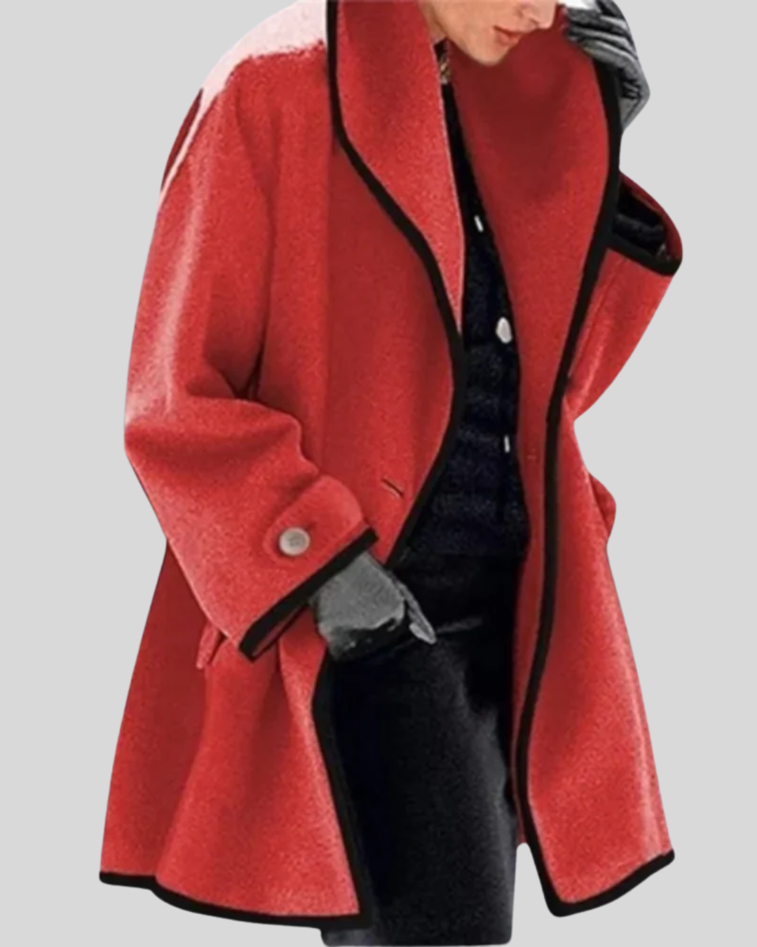 Talia | Windproof Wool Winter Coat