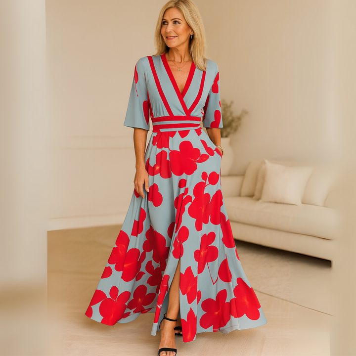 Talia | Milano Design Sleeved Dress