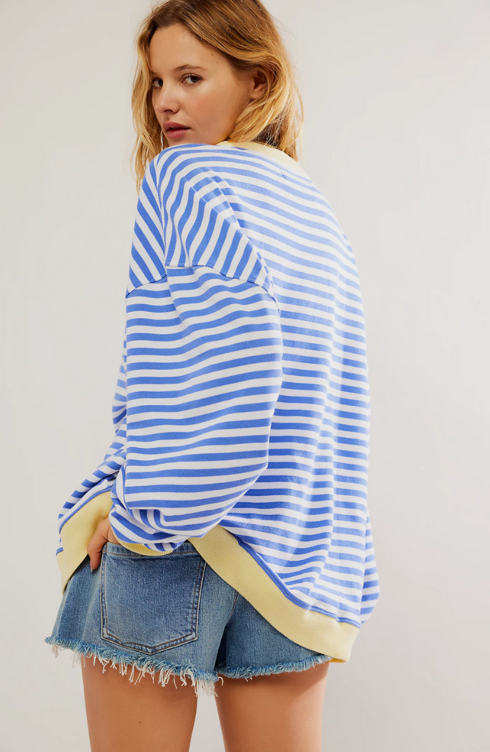 Talia | Oversized Striped Sweater