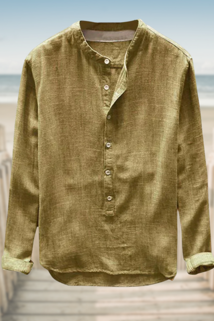 Talia | Relaxed Fit Breathable Linen Top