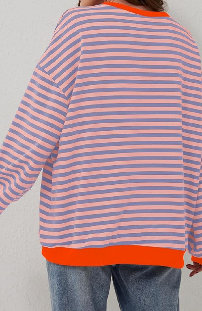 Talia | Striped Oversized Sweater
