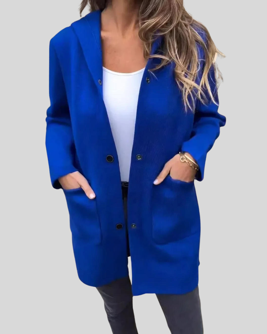 Talia | Hooded Woolen Coat for Everyday Warmth