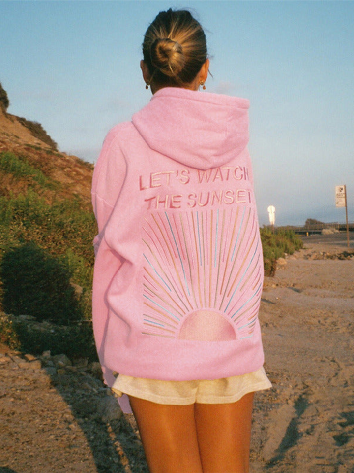 Talia | Cozy Sunset Hoodie