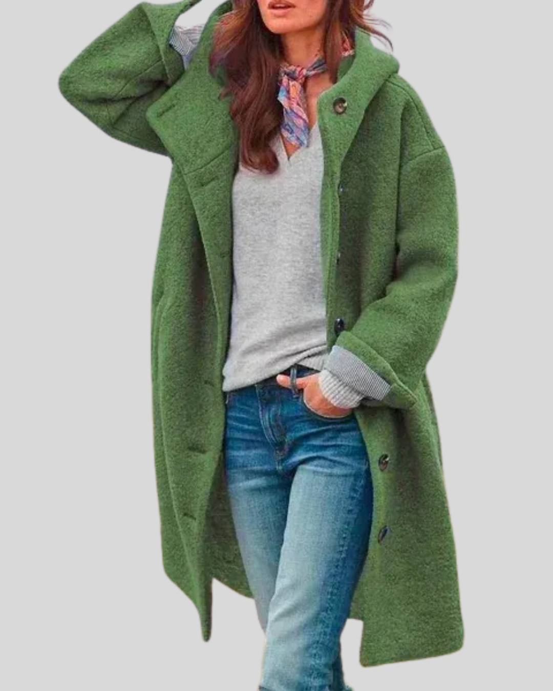 Talia | Mid-Length Stylish Coat for Autumn Days