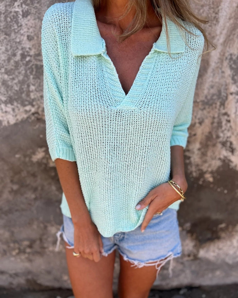 Talia | Boho Knit Top
