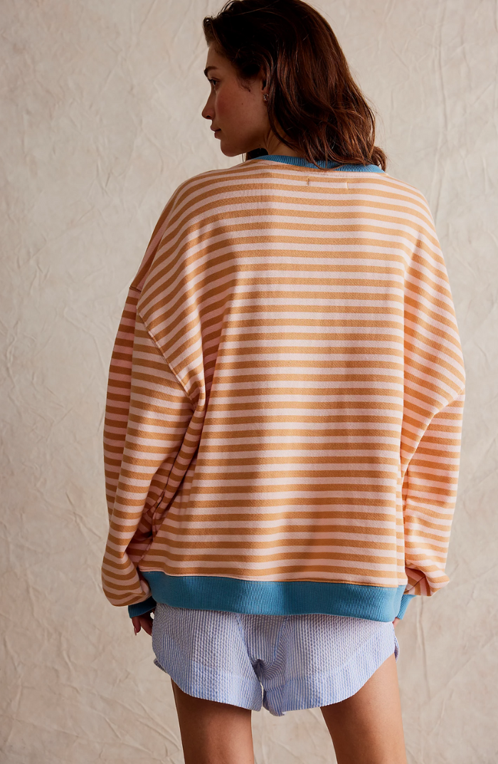 Talia | Oversized Striped Sweater