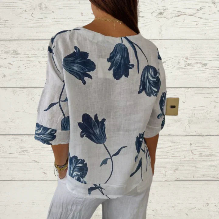 Talia | Printed Spring Tunic