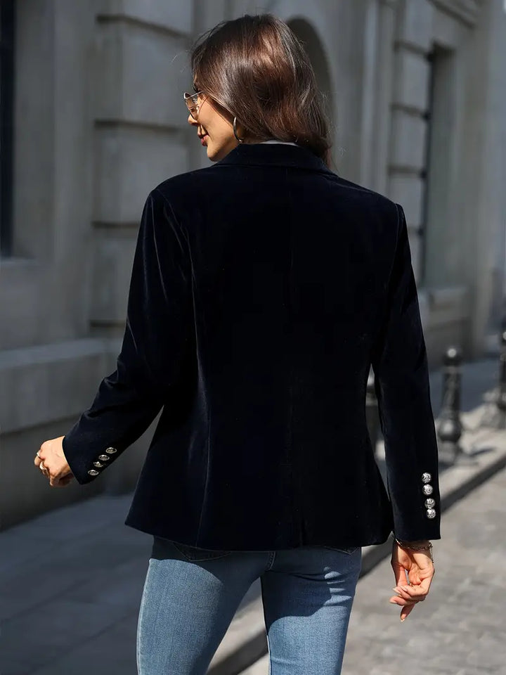Talia | Elegant Velvet Blazer