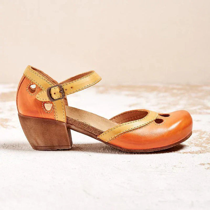 Talia | Comfortable Low-Heel Sandals