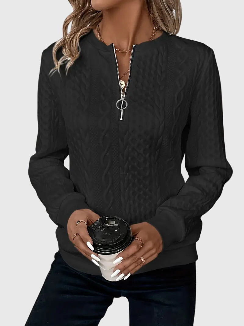 Talia | Sweater with Zipper