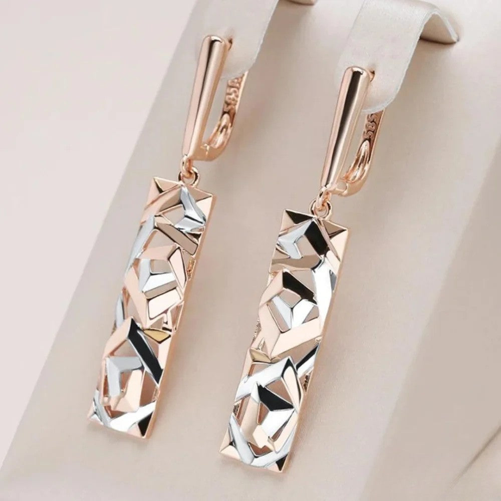 Talia | Elegant Rectangular Earrings