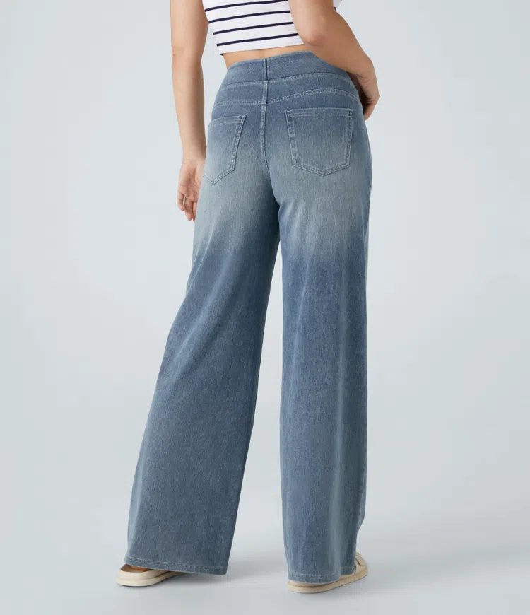 Talia | Relaxed Fit Wide-Leg Jeans
