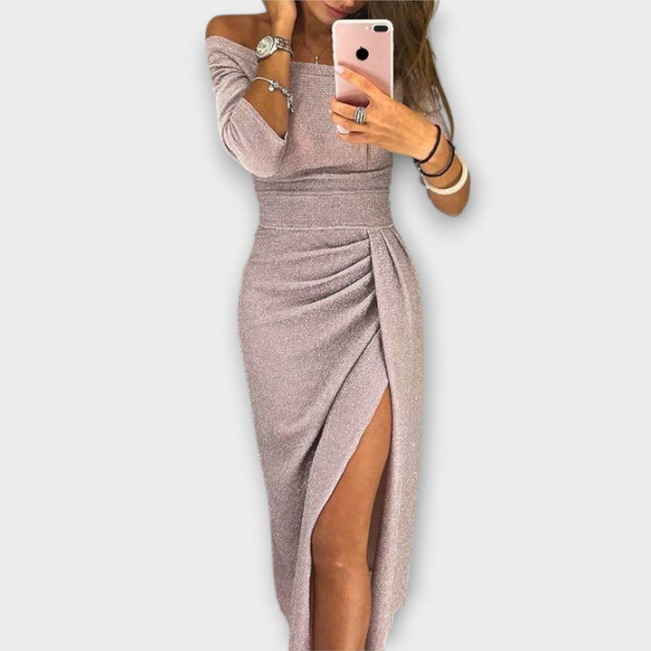 Talia | Elegant Off-Shoulder Dress